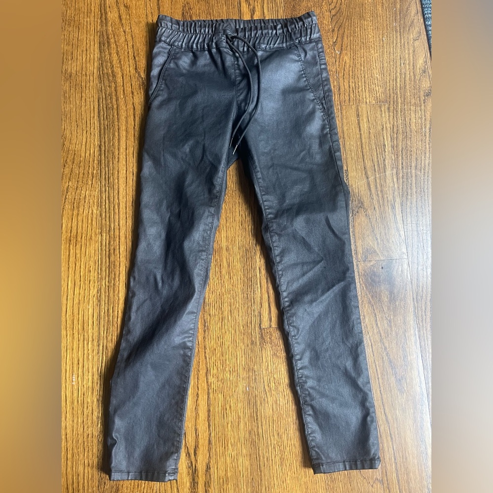 Bevy flog Shely Black Faux original Leather Pants size 24